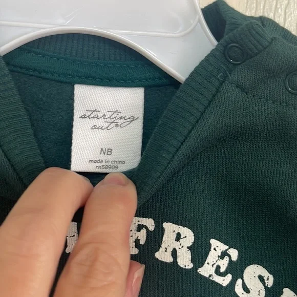 Starting out 2 piece set. Pants and top. Size NB. New! - Picture 3 of 6